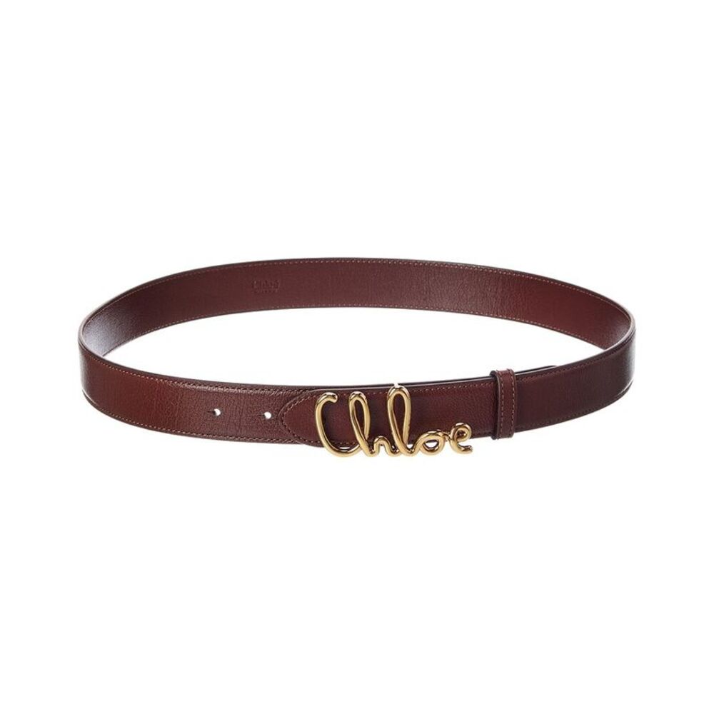 Chloé The Iconic Leather Belt, Brown
